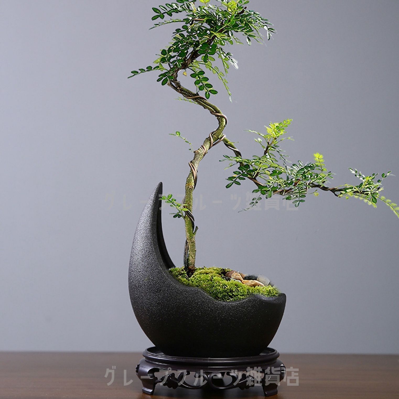 インテリアグッズ 三日月 フラワーベース 花瓶 花器 フラワー