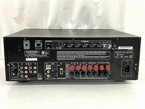 DENON AVR-1912 AVアンプ 7.1ch AVサラウンドレシーバー ブラック 音響