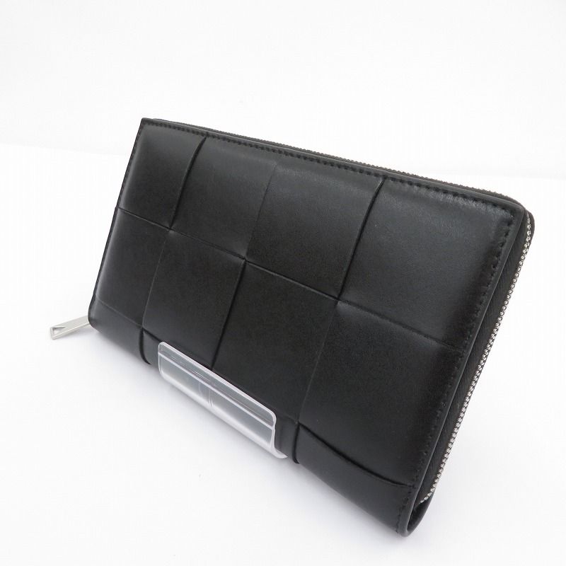 瀬戸大橋店 BOTTEGA VENETA | ボッテガヴェネタ 長財布 カセット ジップアラウンドウォレット 814649VBWD51042 ブラック 125