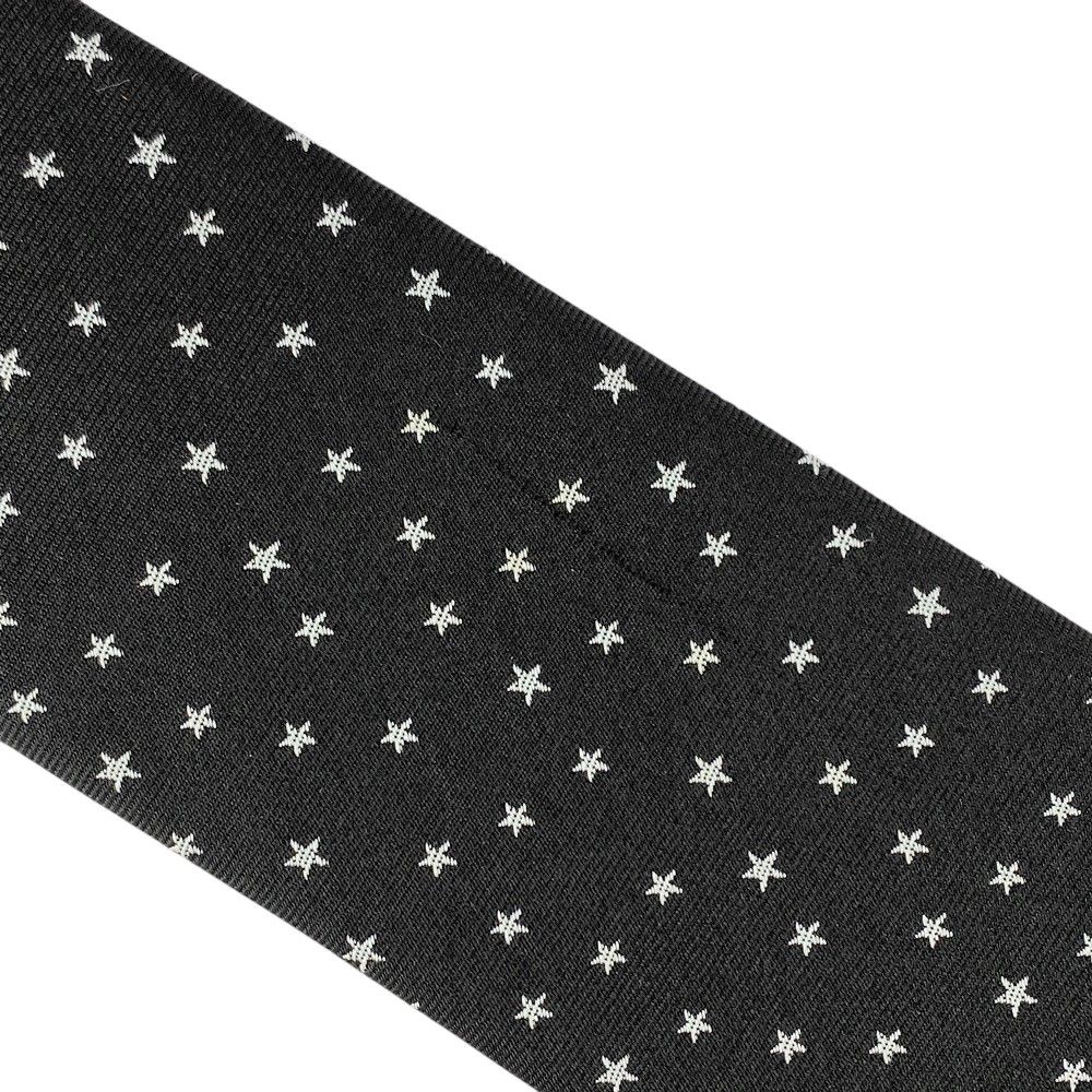 ◆SALE◆　■美品■　エルメス ネクタイ スーツ ビジネス ファッション 星 スター シルク ブラック 339245T 箱 【266645】□ ◇SALE◇ □美品□ エルメス ネクタイ スーツ ビジネス ファッション