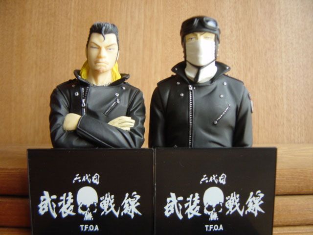 ♯Fqt27Apクローズ&amp;WORST武装戦線FUGITIVEフルコンプ9種 PVCフィギュア&プラモデル クローズ×WORST 武装戦線 九能龍信