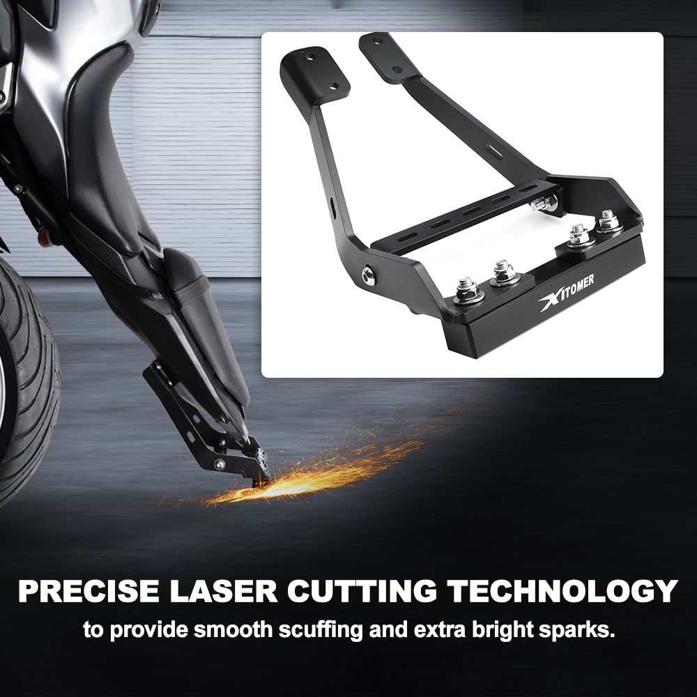 ヤマハ FZ-07 MT-07 2014 2015 2016 2017 2018 2019 2020 2021 2025-2025 バイク 二輪 スクラップバー リアスタントパーツ ブラック スチー BRIGHTFACE_UK