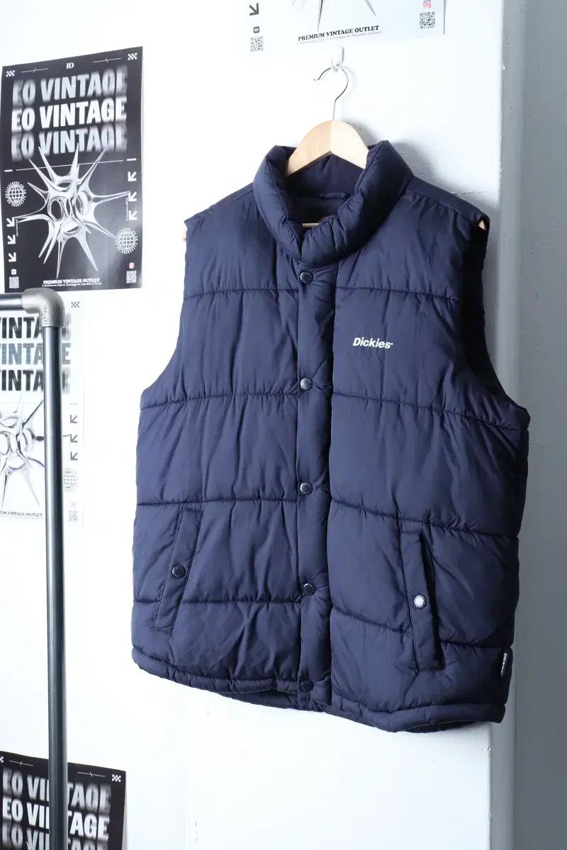 【雷市場（ポンジャン）商品韓国直送】 （ XL ） DICKIES(ディッキーズ) ダウンジャケット ジャンパージャケット ネイビー ベスト ベスト- 1141F