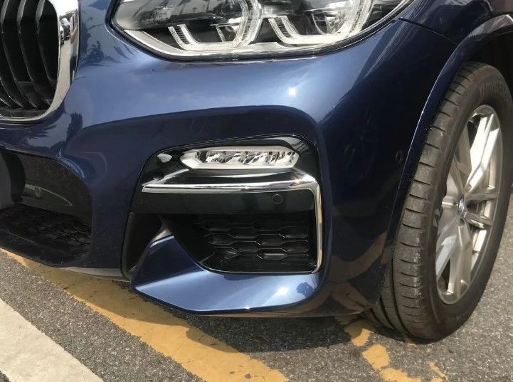 高品格 BMW メッキ フロントバンパー フォグ ガーニッシュ X3 G01 xDrive 20d 20i M40d M40i Mスポーツ Xライン X3シリーズ