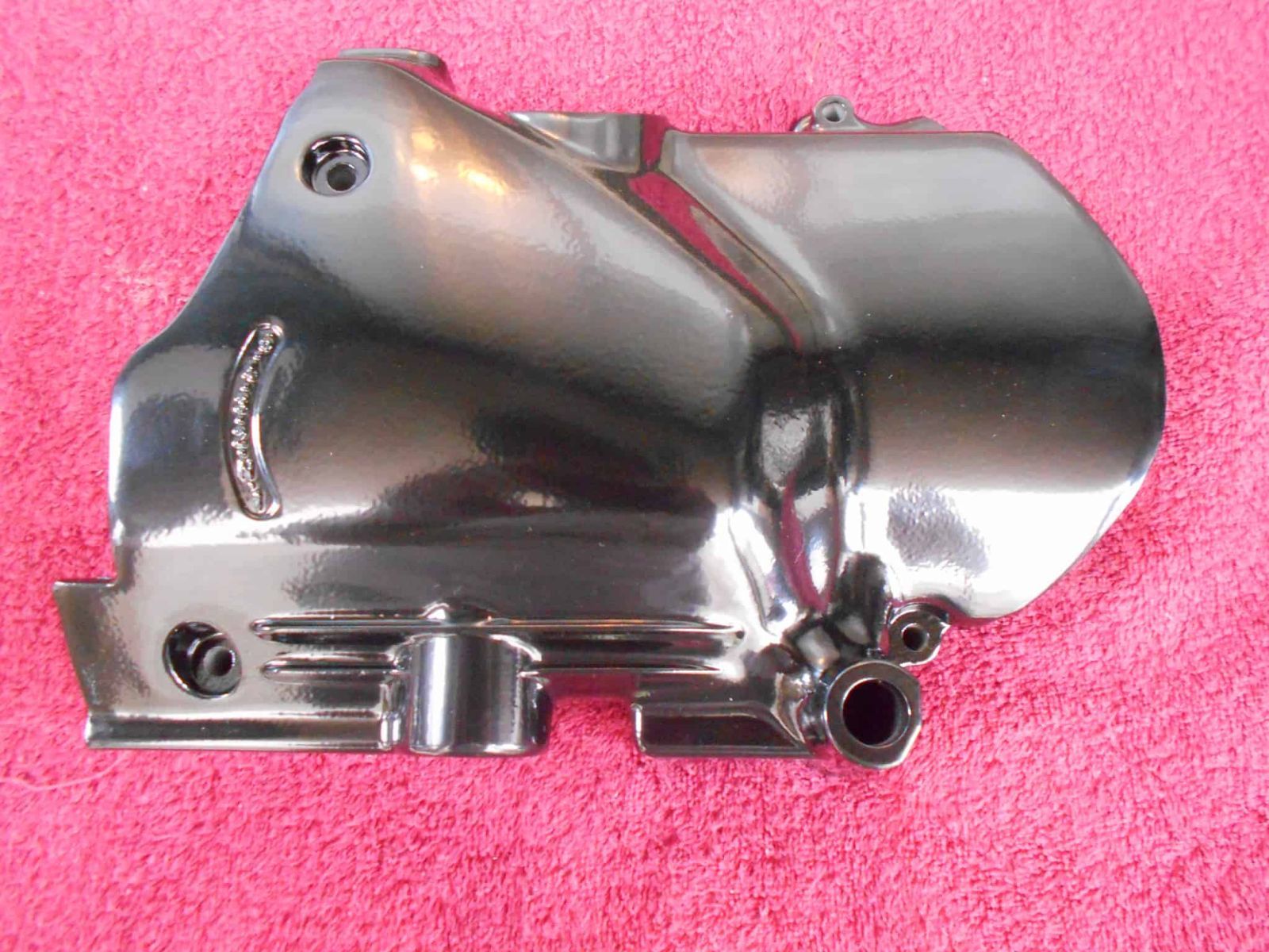 CB750F スプロケットカバー 再生品 粉体黒塗装 上品