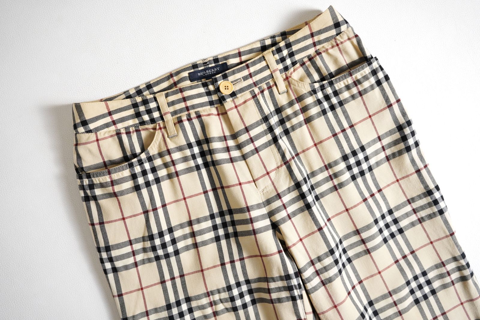 706y*BURBERRY LONDON バーバリーロンドン ウール素材 ノバチェック