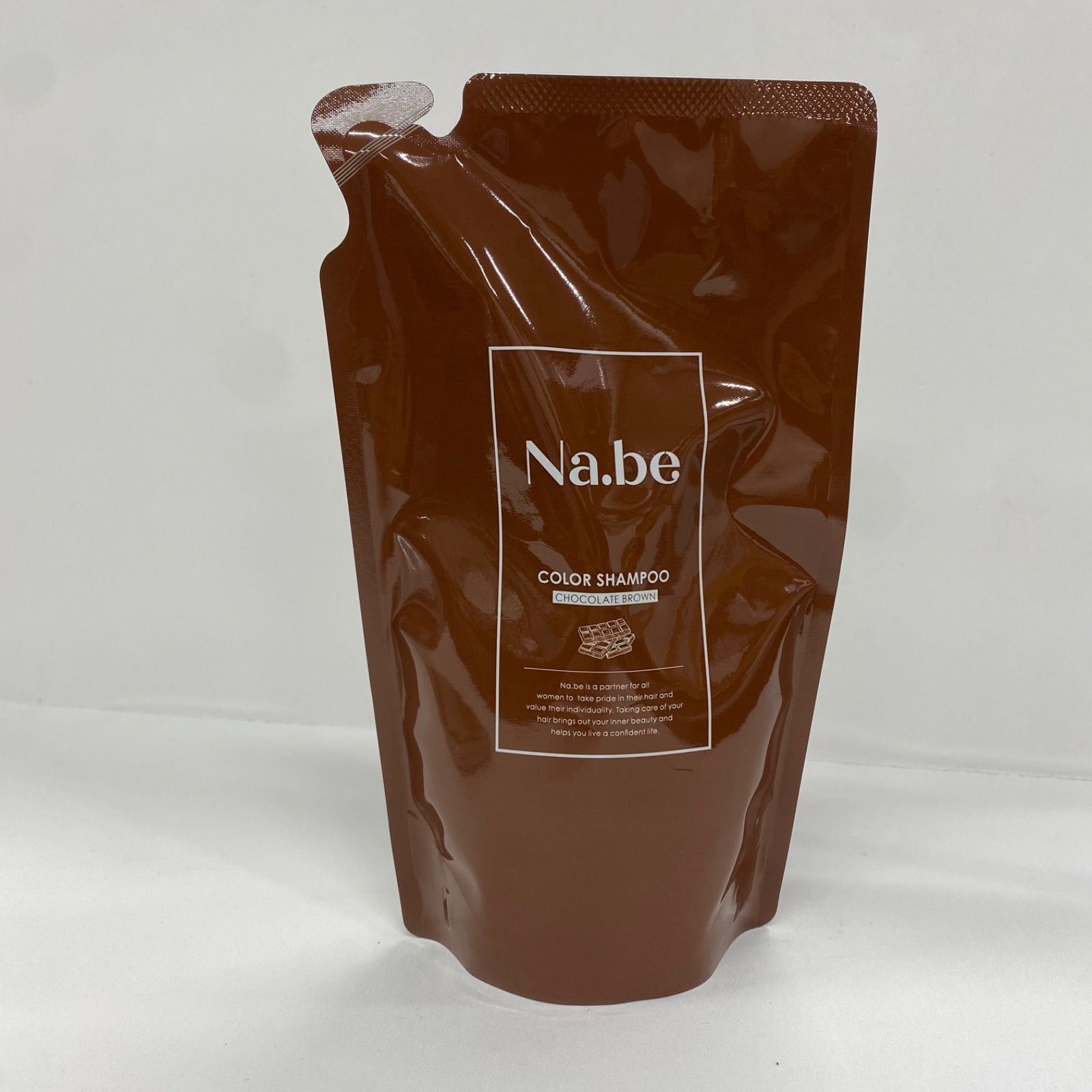 Na.be COLOR SHAMPOO 300ml チョコレートブラウン　詰替 Na.be カラーシャンプー チョコレートブラウン 2袋詰替え用 Na.be