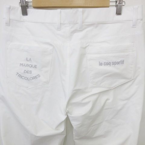 ルコックスポルティフ le coq sportif ゴルフ スポーツウエア パンツ ストレッチ ロング 白 ホワイト 88
