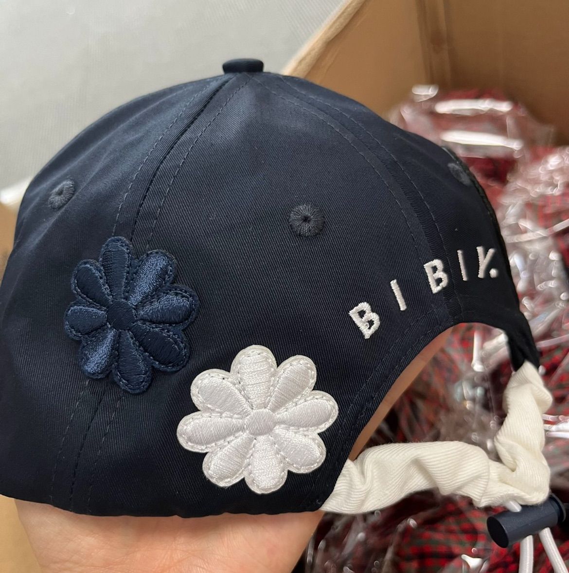 Bibiy.】B. CLUB CAP BIBIY. MADE | B. CLUB CAP IVORY｜Bibiy.