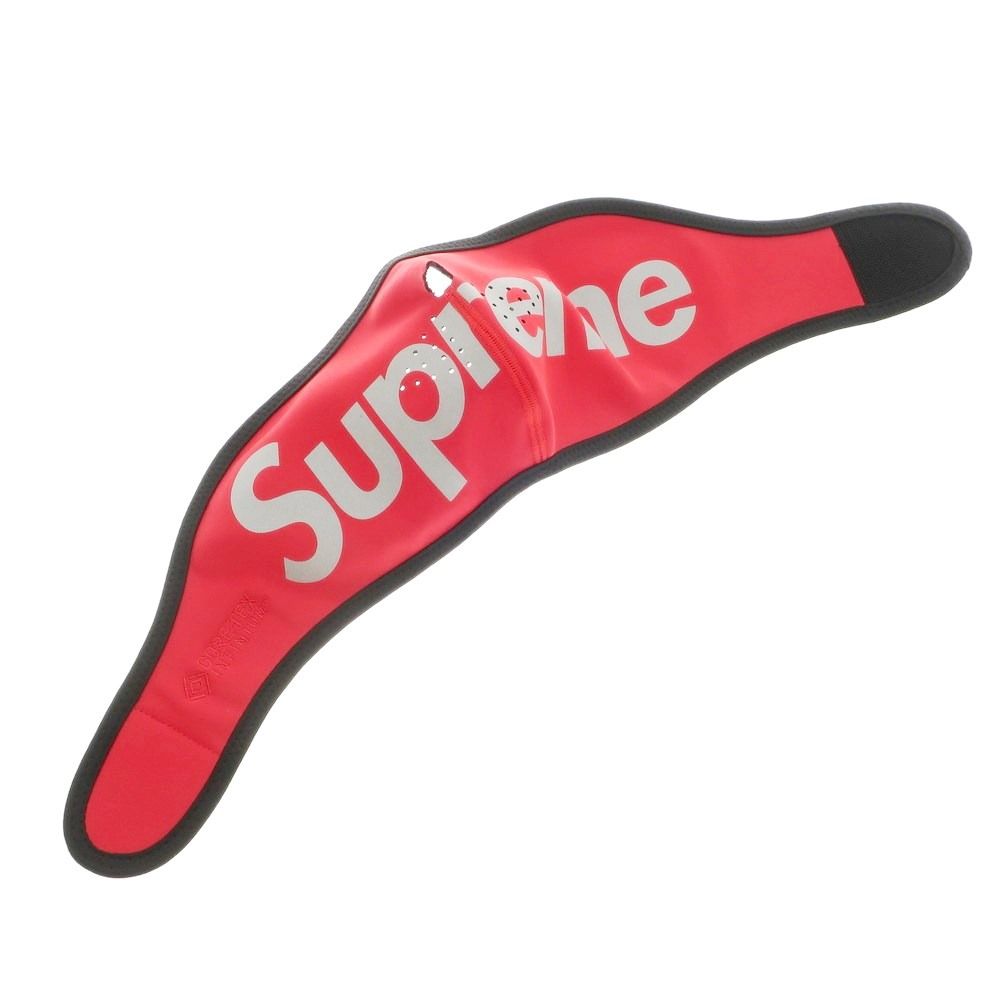 【中古】【未使用】シュプリーム Supreme 2023年秋冬 WINDSTOPPER Facemask フェイスマスク レッドxブラック【サイズ（52×15cm）ONE】【メンズ】