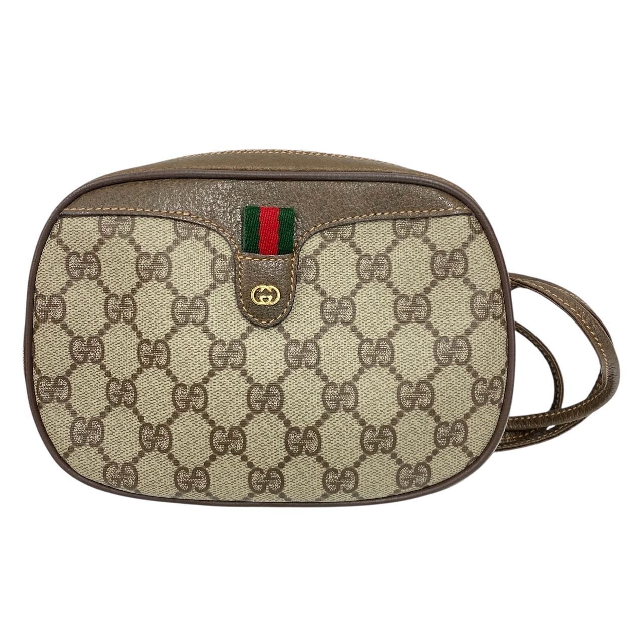 ■良美品■ GUCCI グッチ シェリーライン × GG柄 ショルダーバッグ 美中古 GUCCI グッチ オールドグッチ シェリーライン GG柄