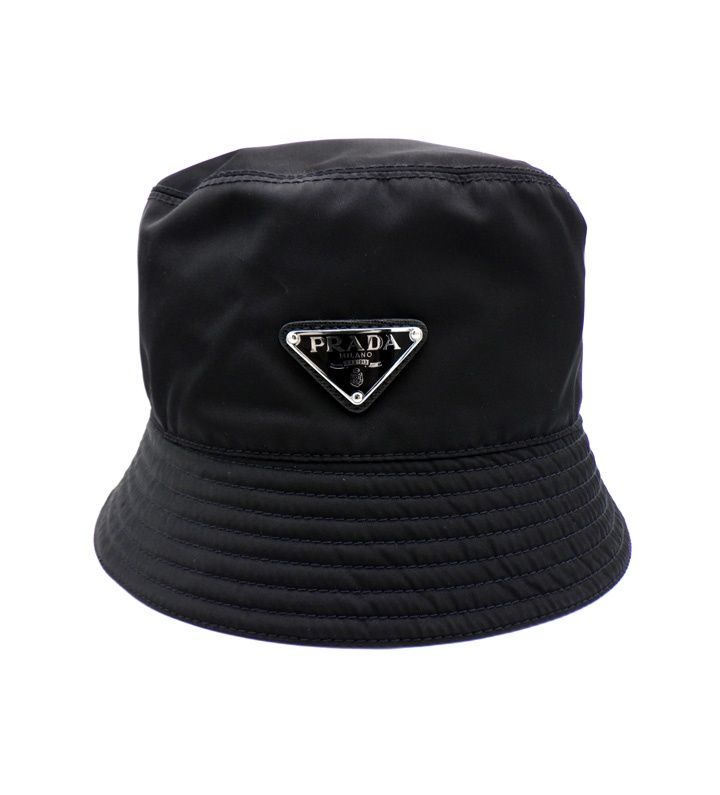 プラダ PRADA Re Nylon 2HC137 2DMI リナイロン トライアングル ロゴ バケット ハット バケハ 44284