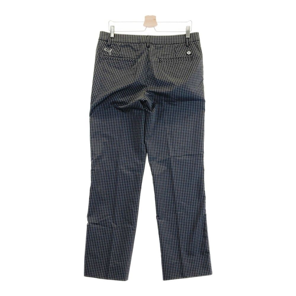 PUMA ゴルフウェア　パンツ　（サイズXL）　ブラック サイズ：XL PUMA GOLF プーマゴルフ ストレッチパンツ チェック柄