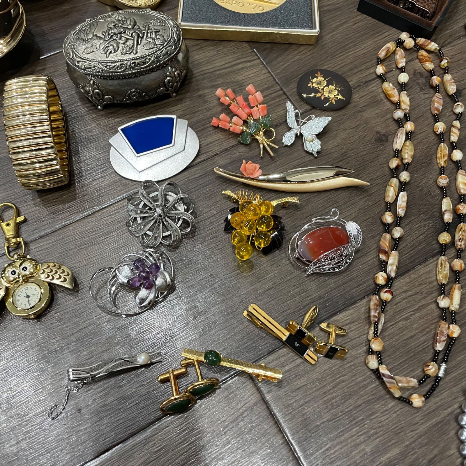 NS　遺品整理品多様なデザインのジュエリーセット 多様なデザインのジュエリーセット 遺品整理 レトロアクセサリー