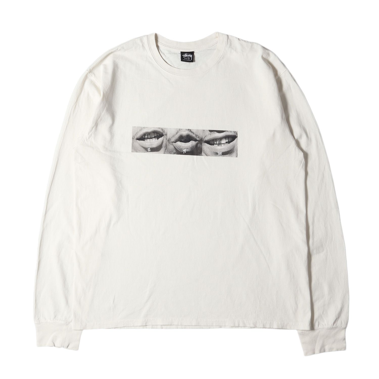 22AW STUSSY ステューシー ピグメント加工 長袖 Tシャツ XL-