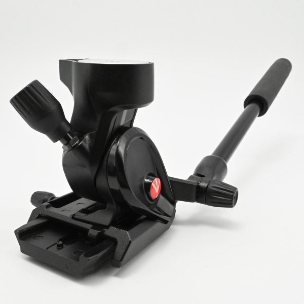 Manfrotto 雲台 小型フルードビデオ雲台 40mm フラットベース