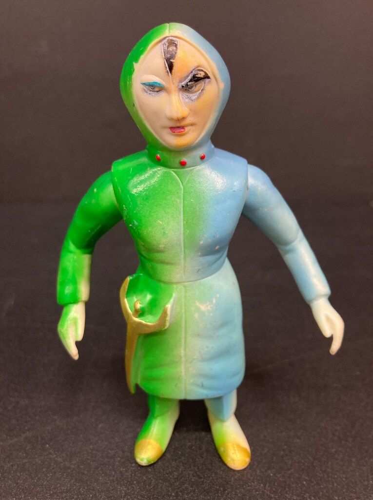 ポピー 永井豪 あしゅら男爵 白成型水色塗 120mm ミドル