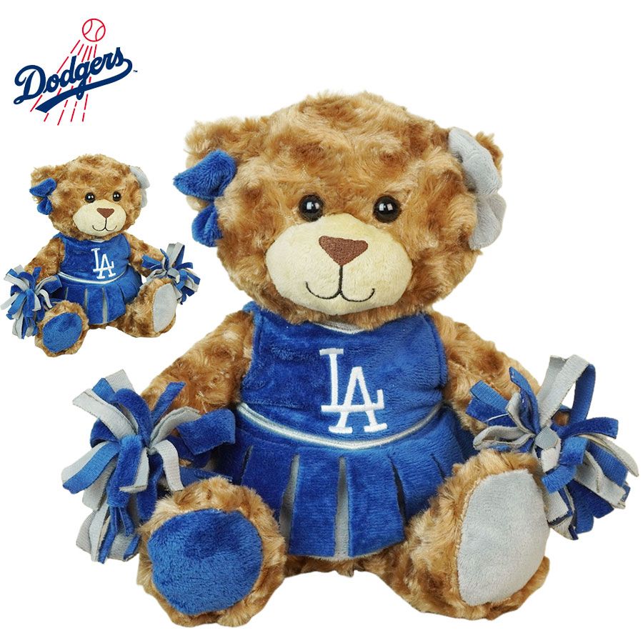 ドジャース クマのぬいぐるみ BEAR ベア チアガール MLB