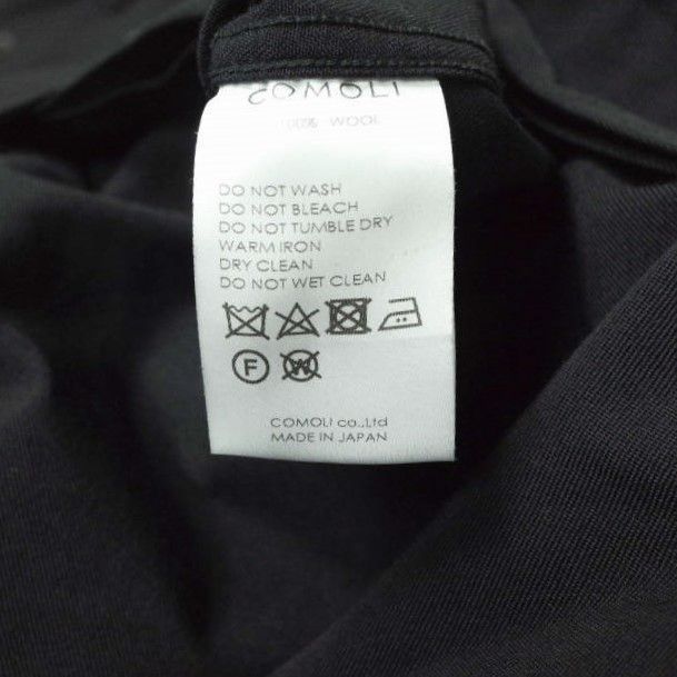 COMOLI コモリ 日本製 WOOL GABARDINE ALL IN ONE ウールギャバジン