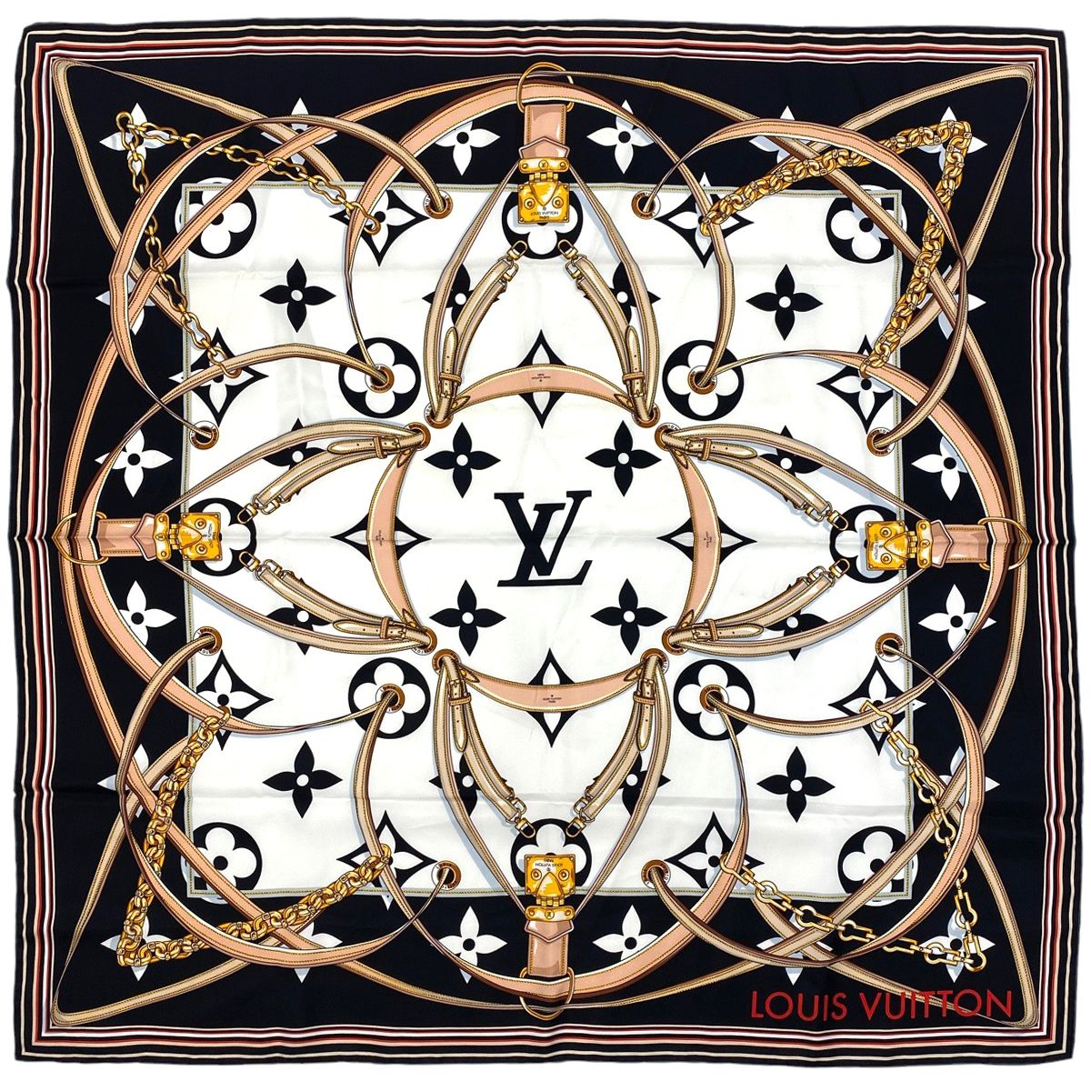 【正規品】LOUIS VUITTONカレ90アルティメット モノグラム スカーフ ルイ・ヴィトン Louis Vuitton カレ90 アルティメット モノグラム