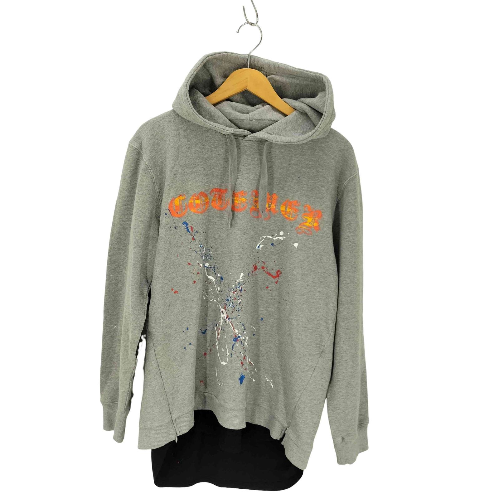 COTE MER コートメール パーカー コートメール cotemer パーカー Remake Hoodie Grey×denim hoodie01