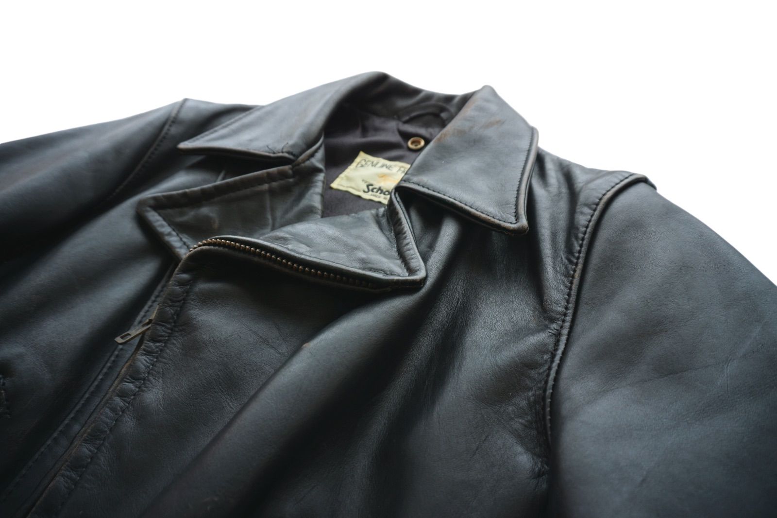 schott ショット GENUINE HORSEHIDE ホースハイド ダブルライダース MADE IN USA ジェームスディーン - メルカリ