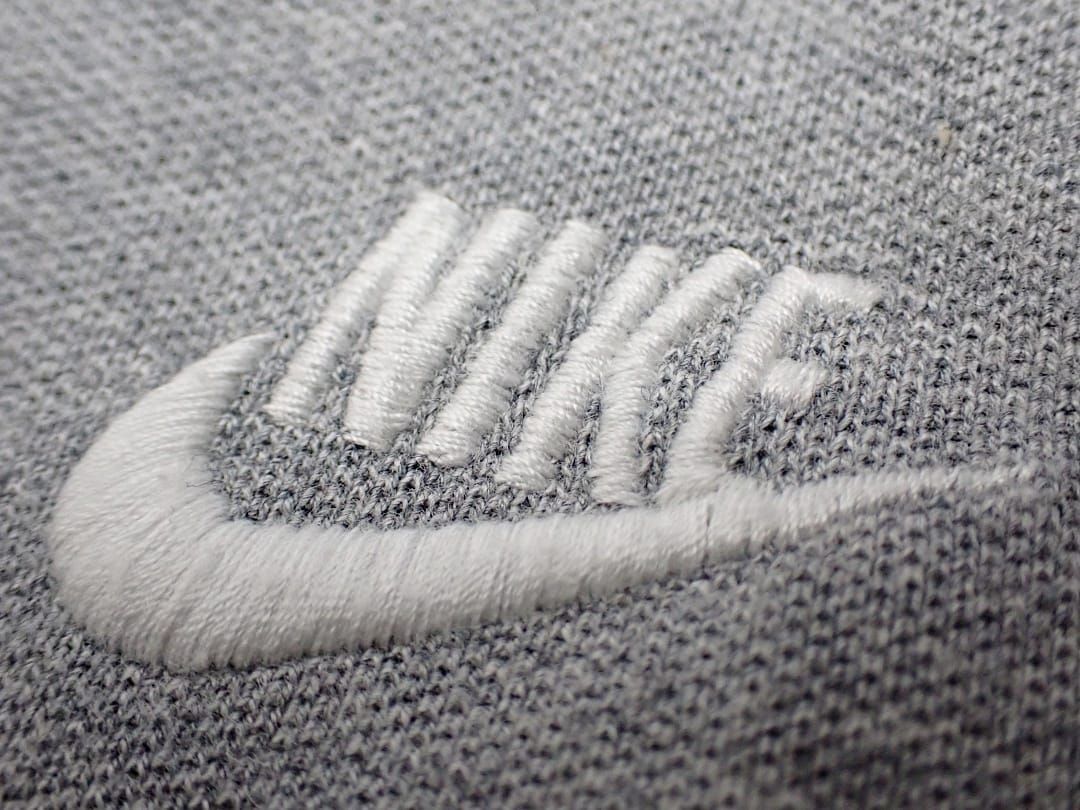 NIKE ナイキ グランドスラム ポロシャツ 535470 L グレー 中古B 【送料無料】 A-8229