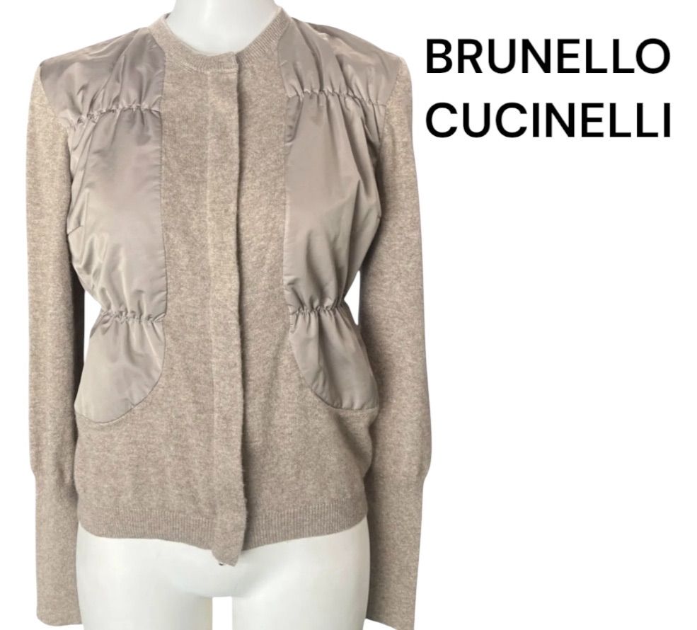 ブルネロクチネリ BRUNELLO CUCINELLI カシミヤ ポリエステル