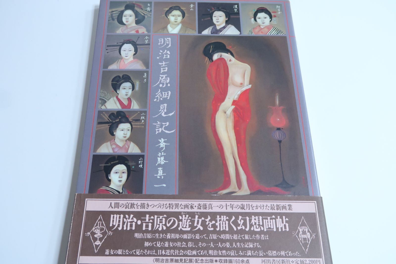 図録「明治吉原細見記 | 斎藤 真一」 斎藤真一「明治吉原細見記展」 図録 河出書房 1985年 ソフト