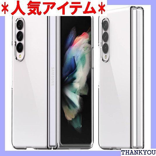 araree Galaxy Z Fold3 5G 対応 ケース クリア ポリカーボネート 薄型 透明 スマホケース クリアケース スマホ カバー 透明ケース スマホカバー Samsung Galaxy Z Fold 3 SC-55B ギャ in クリア 626