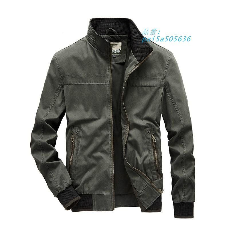 ブレザー ジャケット メンズ 立ち襟 ミリタリー系 無地 春秋服 スタイリッシュ カジュアル シンプル pai5a505636