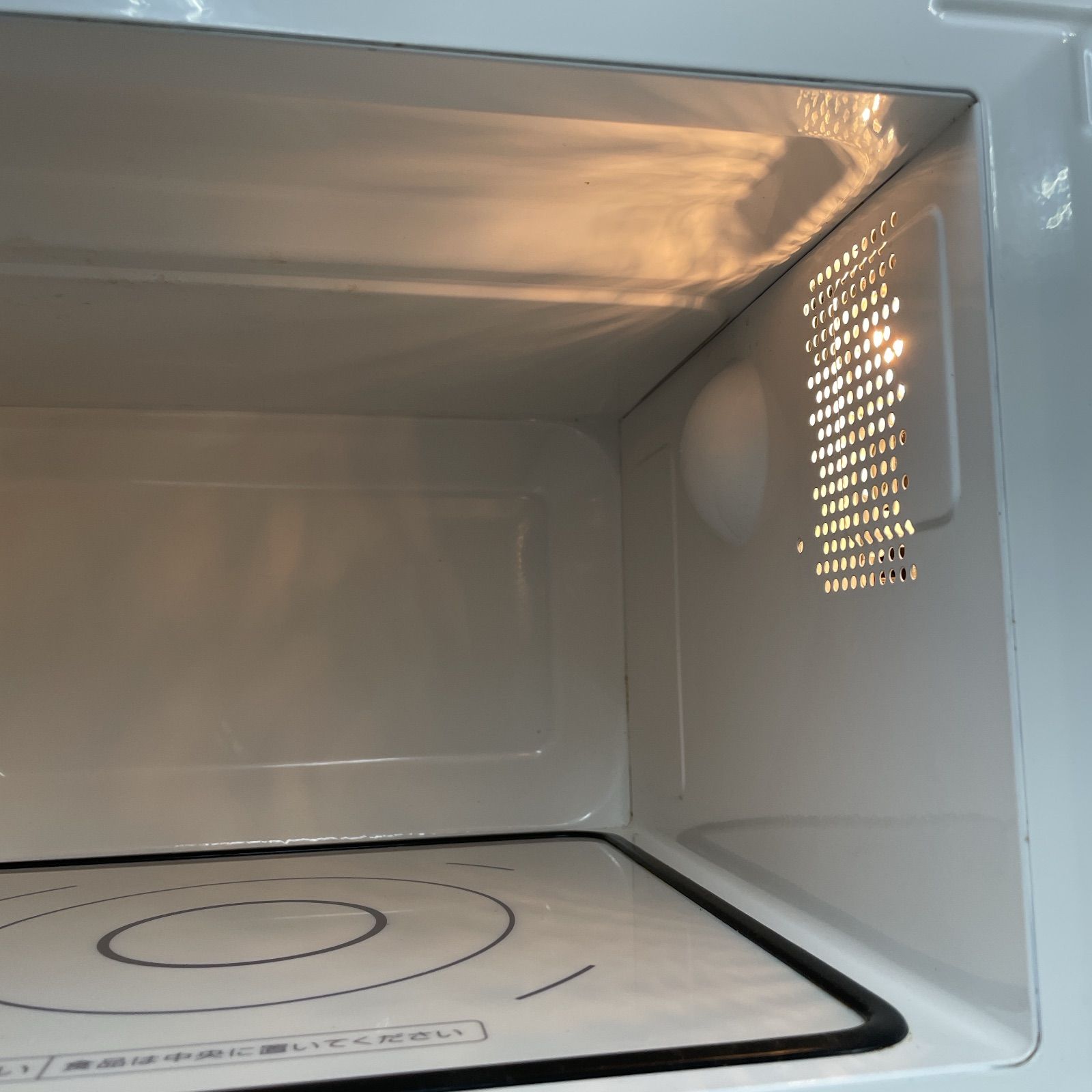 フラット電子レンジ 20L