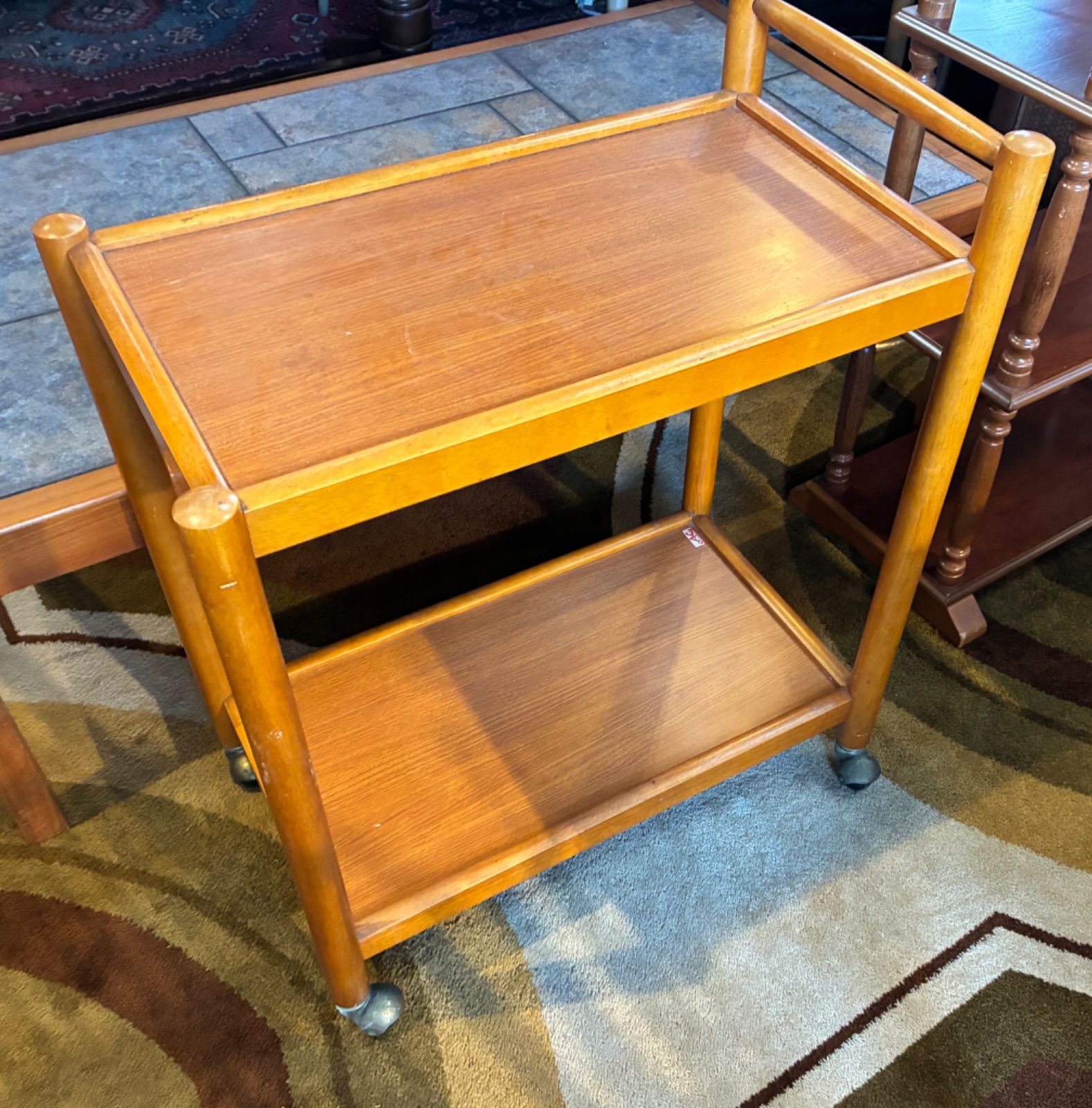 キッチンラック キッチンワゴン ヴィンテージ風 ヤマソロ d