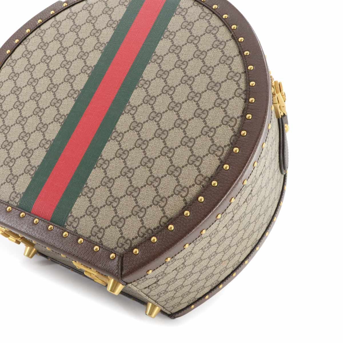 未使用 展示品 グッチ GUCCI GGスプリーム ハットケース 2way ハンド  
