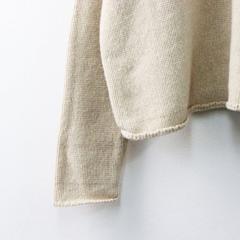 FLARESLEEVE KNIT ドゥーズィエムクラス 定価105600円 2022AW ドゥーズィエムクラス購入 KGW ROLLED EDGE
