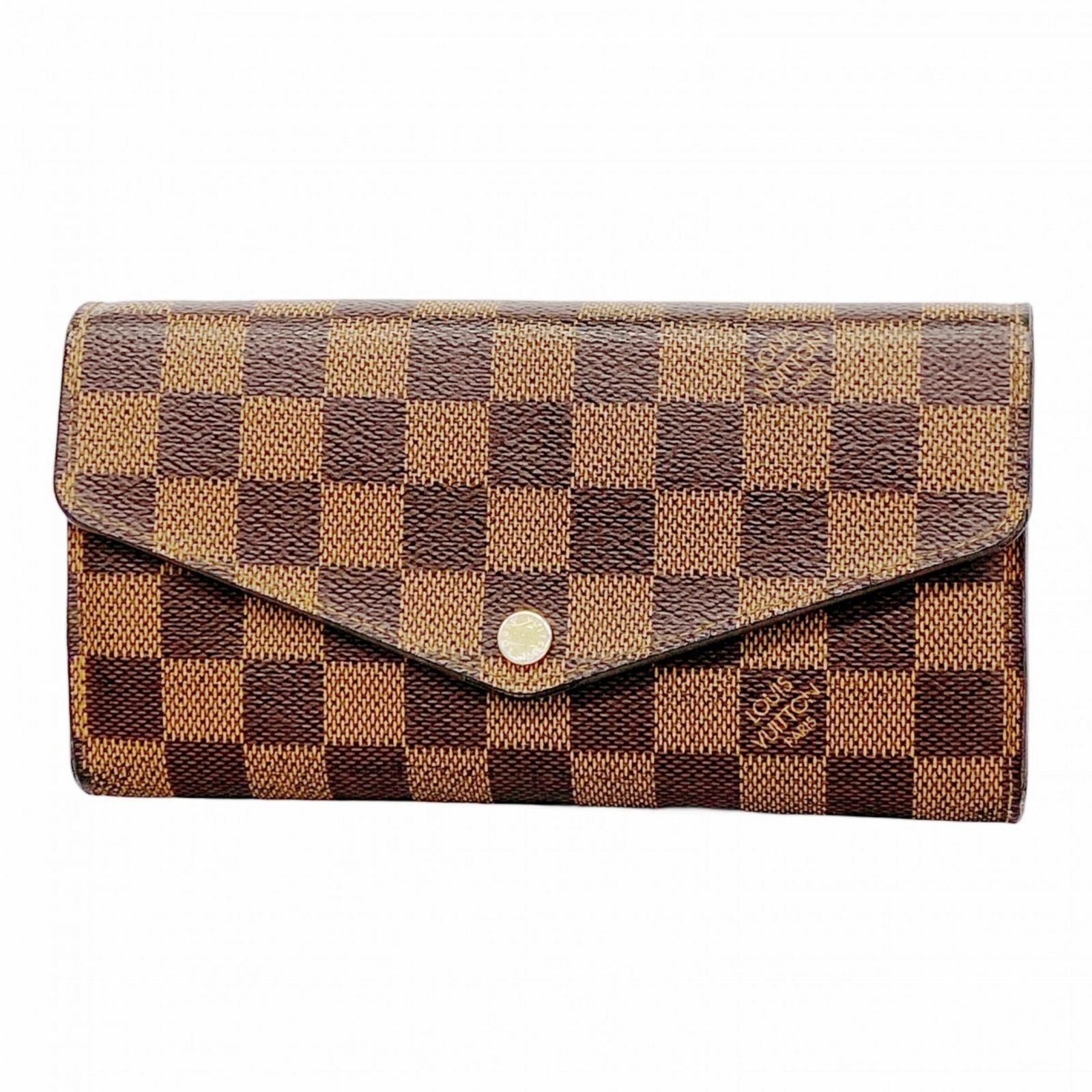 ルイ ヴィトン Louis Vuitton ルイ ヴィトン 長財布 ダミエ ポルトフォイユサラ N63209 エベヌレディース