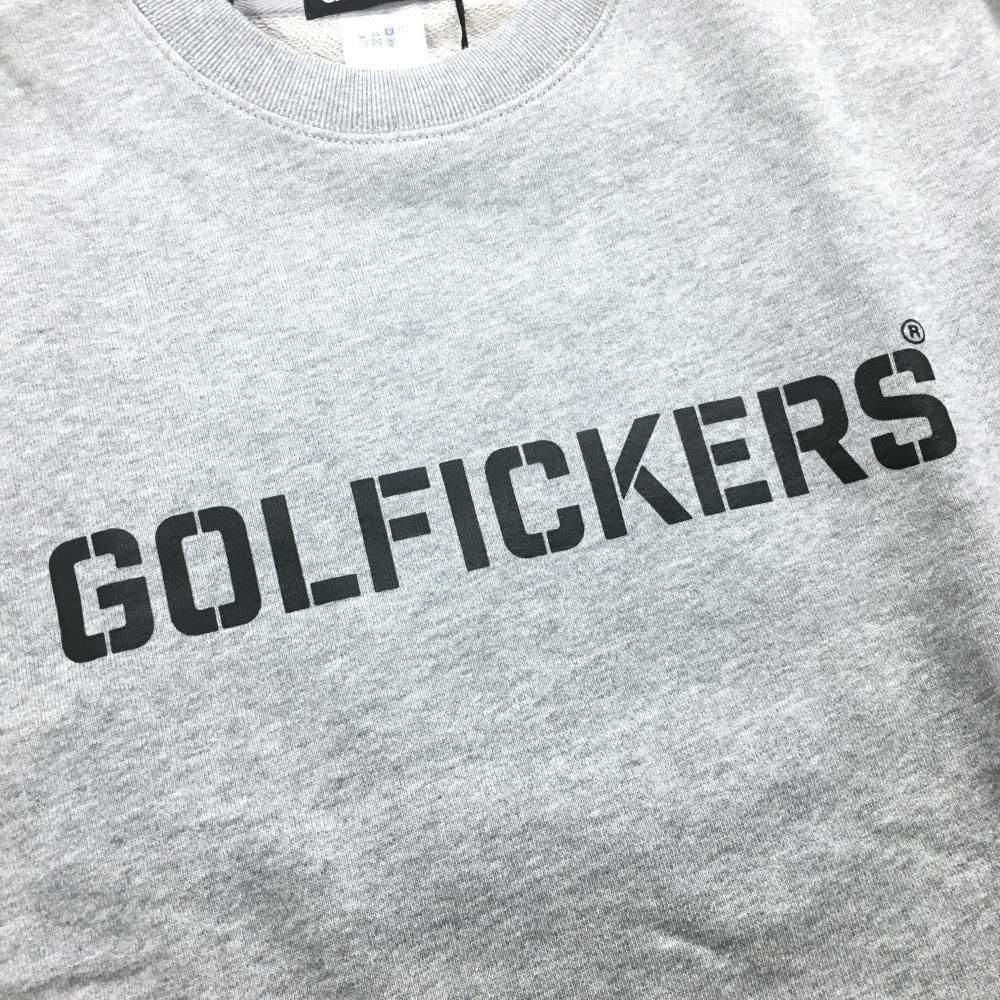 ☆値下げ☆【新品】ゴルフィッカーズ トレーナー グレー×黒 スウェット