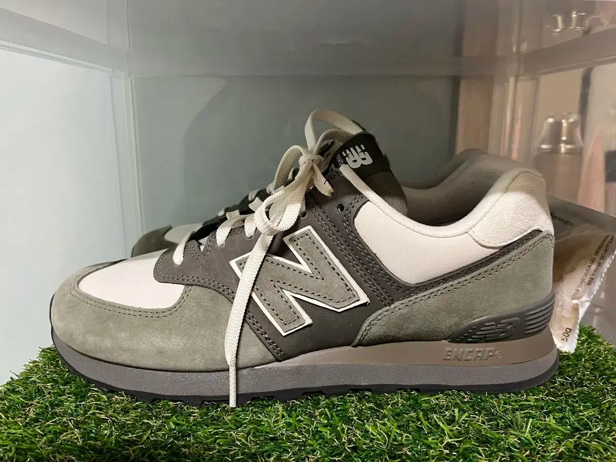 JUNYA WATANABE MAN ジュンヤワタナベマン ワタナベ x New Balance ニューバランス 574 カーキ オフ 白 270 サイズ