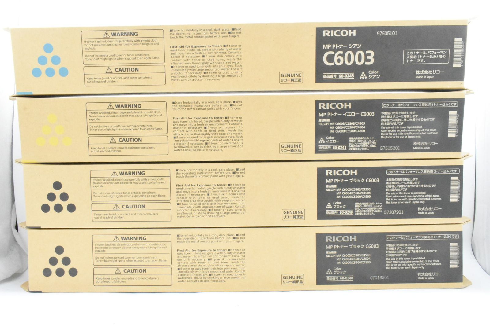 リコー 純正 トナー C6003 4色12本 シアン マゼンタ イエロー ブラック RICOH ITJ8ILJRM4EW-D-N17-byebye CHRISTIANNAURATH_COM_BR