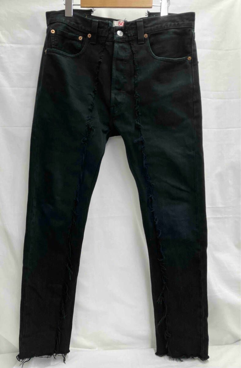 OLD 0 OLDPARK old park PARK(オールドパーク) VINTAGE DENIM BLACK 