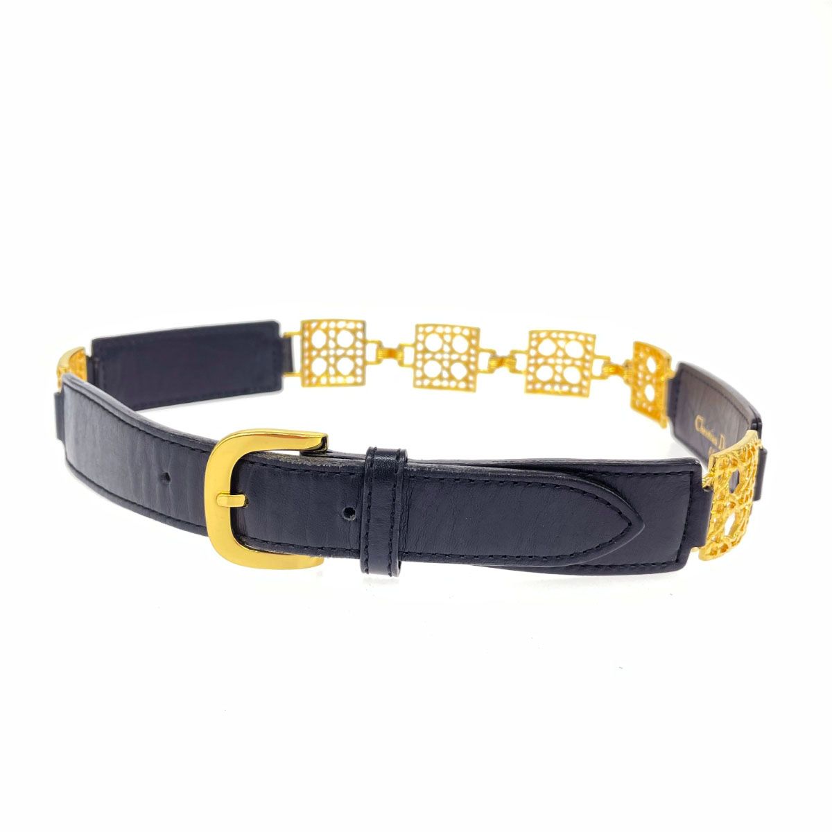 Christian Dior レザー ベルト 65 良好 Christian Dior クリスチャンディオール ベルト 65