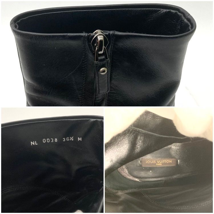 LOUIS VUITTON ルイヴィトン フラワー ブーティー 36 1/2 LOUIS VUITTON ルイヴィトン フラワー ブーティー 36 1/2