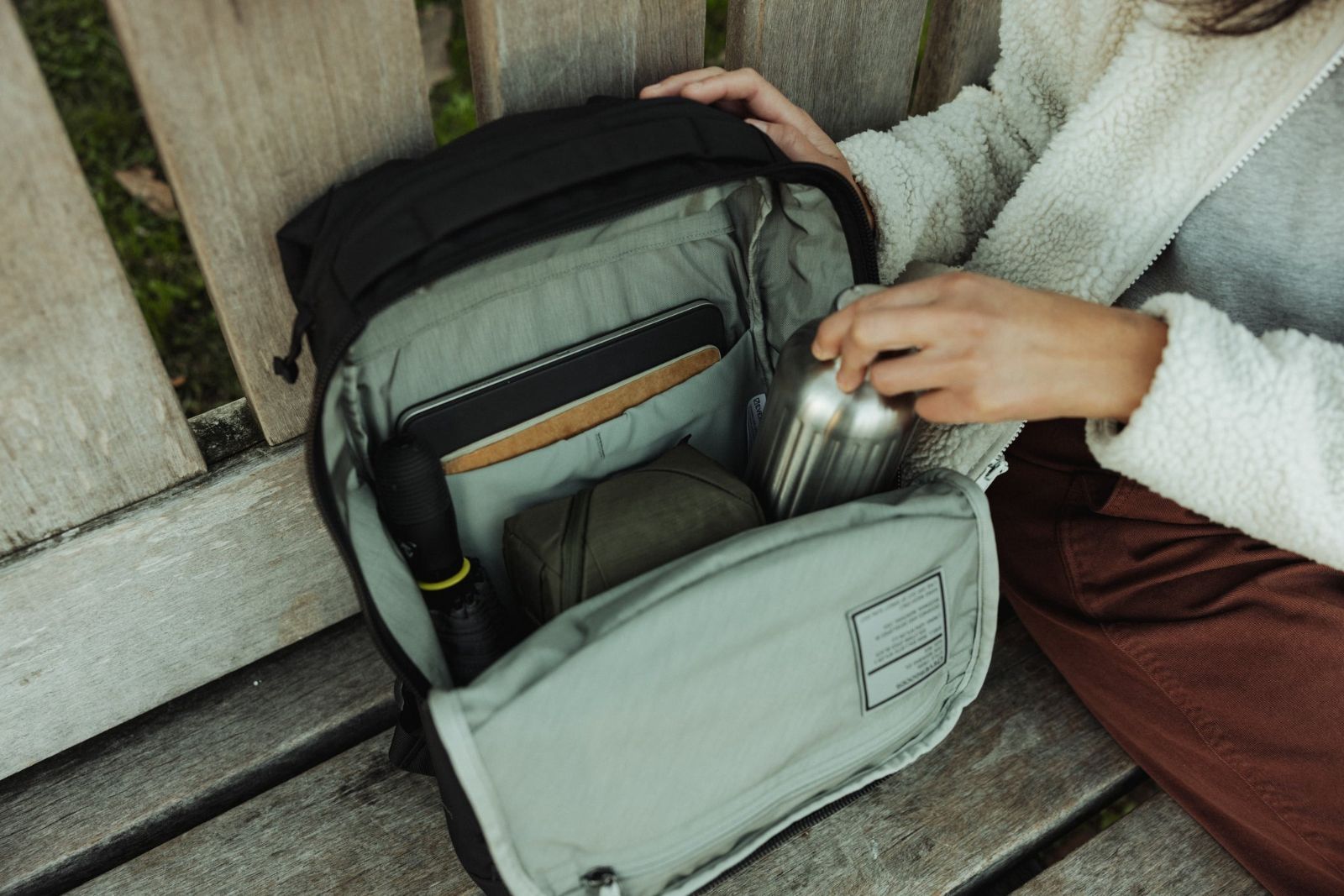 新品】EVERGOODS Civic Bookbag 22L Solution Black / エバーグッズ