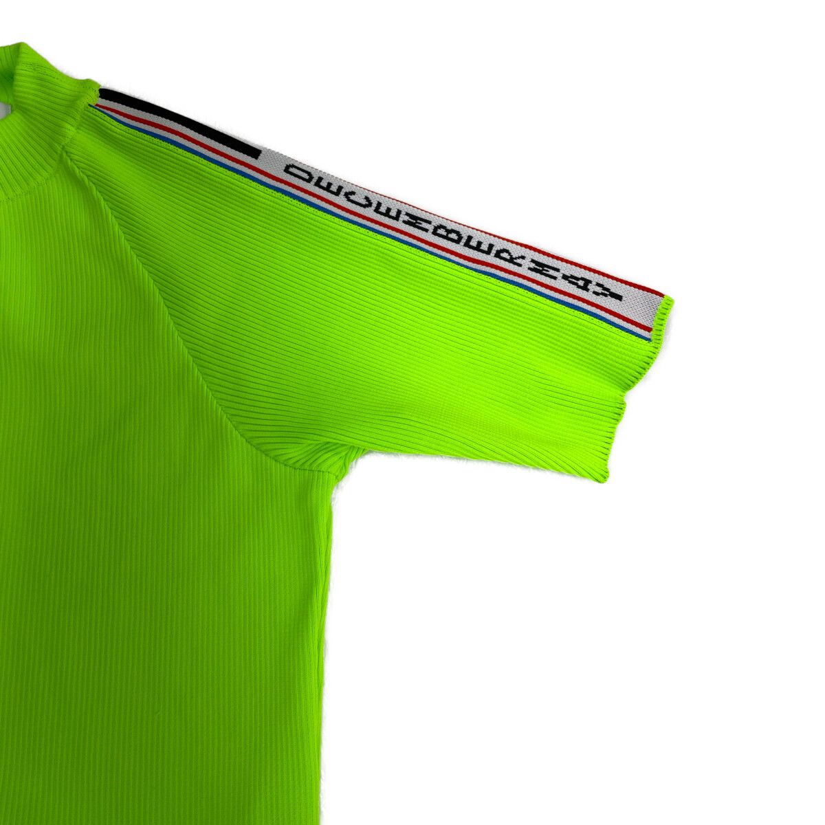 coco 中古 ディセンバーメイ DECEMBERMAY メンズ 半袖シャツ M 蛍光黄緑 ネオンカラー ニット 中古 メンズ ディセンバーメイ DECEMBERMAY 半袖シャツ M 蛍光黄