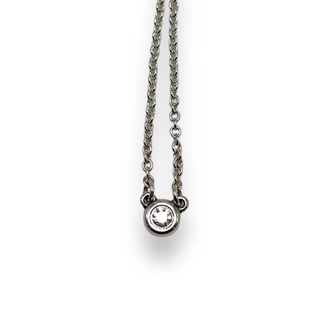 Tiffany&Co. バイザヤード 1Pダイヤ SV925 ネックレス - CREE vintage