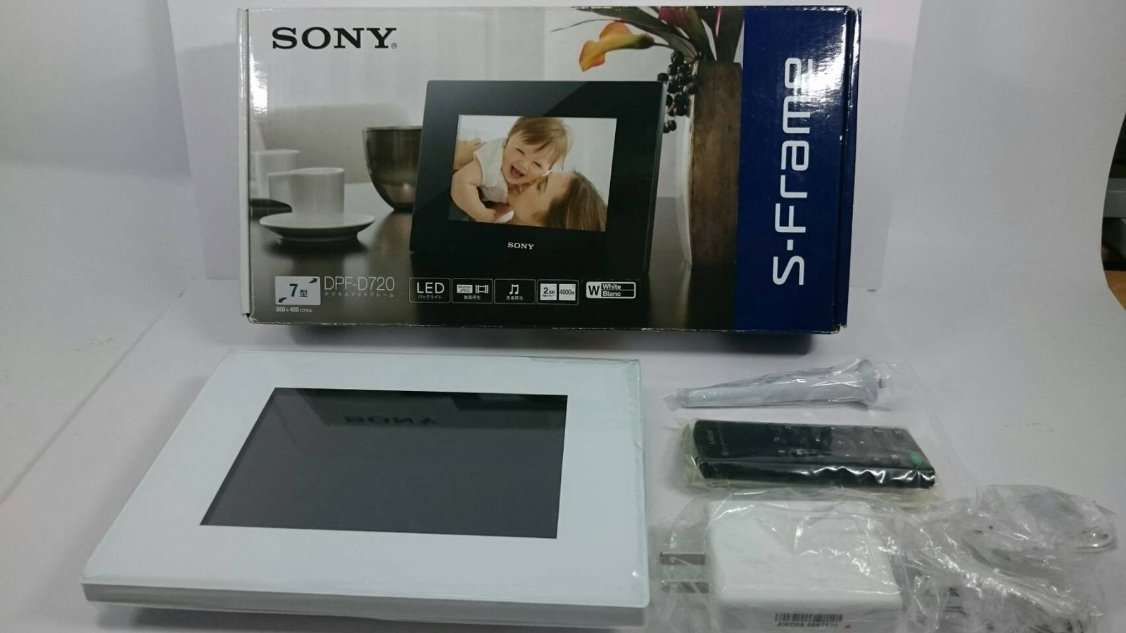 SONY デジタルフォトフレーム S-Frame D720 7.0型 内蔵メモリー