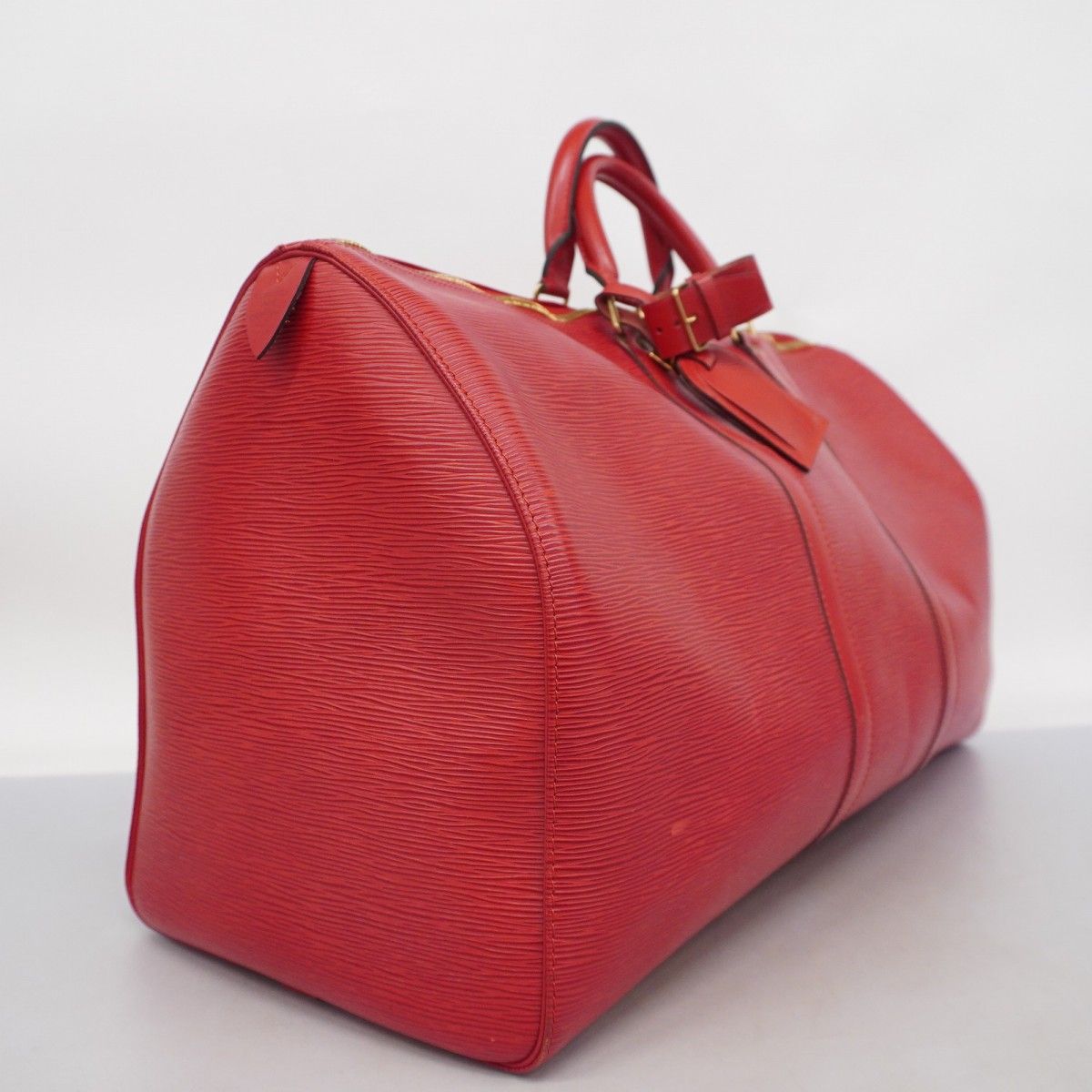 5ib2200-h ルイヴィトン ボストンバッグ エピ キーポル55 M42957 カスティリアンレッド メンズ レディース ユニセックス