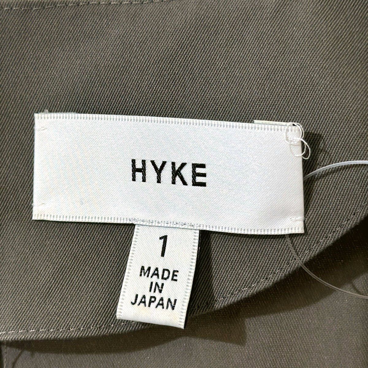 HYKE ハイク 21SS TASLAN TWILL TOP プルオーバーブラウス 211-15121 カーキグレー系 1 ITV9UEHC5Z77 楽天市場】HYKE ハイク 21SS TASLAN TWILL TOP プルオーバー