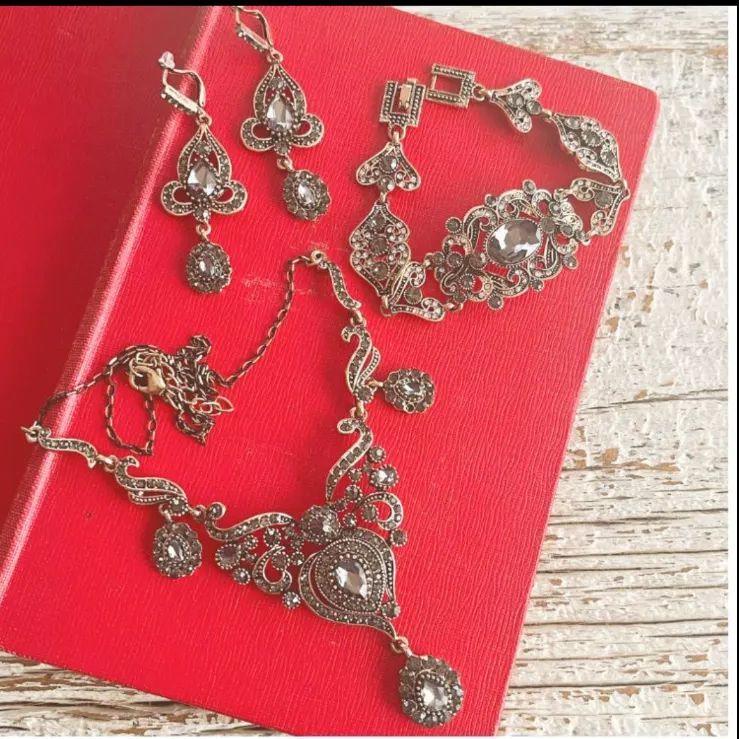 3点セット】パリュール parure フランスヴィンテージ パーティ  