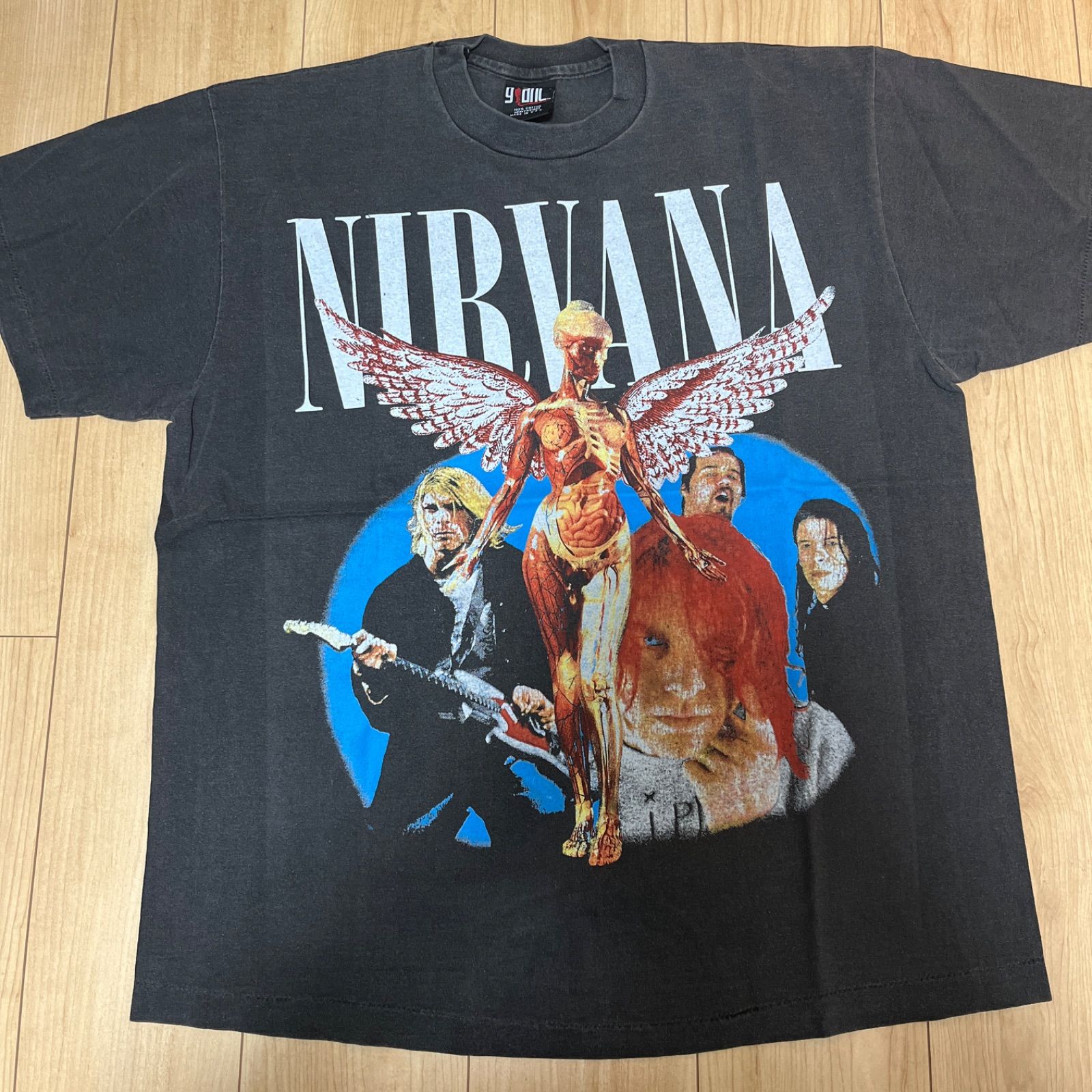 USA製 古着 ニルヴァーナ NIRVANA バンドTシャツ 黒 XL - メルカリ